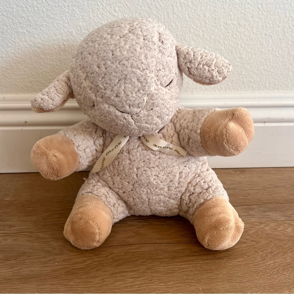 Cloud B Sleep Sheep Lamb Sound‎ Machine Soother Baby 4 Sounds Timer Plush Tested